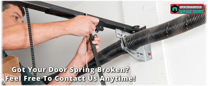 Broken Garage Door Spring New Braunfels